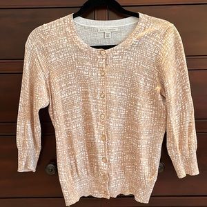 Banana Republic Cardigan Button Down 3/4 Sleeve Size Petite M NWOT